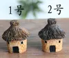 Decorações de jardim 3 cm de resina fofa casa de fadas em miniaturas gnome micro paisagem decoração para decoração