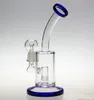 7 "pouces verre art verre bong plate-forme pétrolière dabs conduite d'eau narguilés Inline perk marque bong fumer pipe en verre