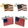 2017 USA Flag Cufflinks 3 스타일 미국 국기 커프스 단추 셔츠 결혼식 용 아버지의 날 선물 커프스 무료 배송