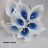 21 colors Real Touch 15" Artificial calla lily Flower Bouquet Turquoise mini calla Lily bridal bouquet Wedding Decoration