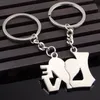 Lovers KeyChain Valentine's Day Gift Par I Love You Forever Word Key Ring Christmas Gift Bästa gåva för par