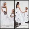 Halter Linia Camo Flower Girls Sukienki Kaplica Train Draped Formalne Girls Suknie Party Handmade Kwiaty Ozdobny Toddler 2016 Suknie ślubne