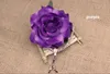 teste di rosa fiori artificiali rosa fiori di plastica testa di fiore finta fiori di seta di alta qualità spedizione gratuita