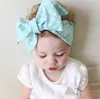 Cute Kids Baby Girls Headwraps Top Knot Dot big Bow Headband Children Infants DIY Headwear Turban Girl Hair Accessories
