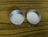 100pcs/lot Free Shipping 10ml aluminum tins lip balm container, 10g aluminium cream jars with screw lid cosmetic case jar