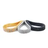 Trois rangées de strass en cristal brillant MIAMI CUBAN LINK Chaîne Bracelets Hip Hop Bling HIP-HOP Hommes Femmes Bracelets Chaînes Bangle3006