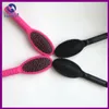 Extensions de cheveux peigne brosses pour Extensions de cheveux humains perruques boucle brosses dans pinceaux de maquillage outils couleur noir rose