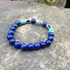 SN0403 fantaisie lapis Lazuli bouddha bracelet mala yoga homme bracelets mélange pierre bouddhiste bijoux cadeau noël anniversaire
