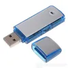 Grabadora de voz de audio de alta calidad Unidad flash USB 4GB 8GB Bug 2in1 combinación VOS Grabadora de voz digital China post freeshipping