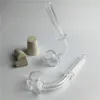 Najnowszy Uniwersalny Quartz Banger Paznokci 45 stopni 90 stopni 100% Prawdziwy Paznokci Kwarcowy z 10mm 14mm 18mm Męski Korek gumowy na platformy