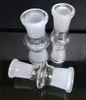 Glas Hookah Down-Pipes Adapter Reducing Adapters 18mm Mannelijk naar 14mm Vrouwelijke Reducer Ash Catcher Slit Diffuser Bongs Water Pipe