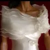 Bolero bianco romantico Donna senza spalline Feminino Accessori da sposa personalizzati US 2-6 Giacca da sposa Acessorios Para Mulher