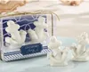 100sets 200pcs Anchors Away White Ceramic Anchor Salt and Pepper Shaker Shakers Ocean Themed Wedding Party Favors Gifts Gift