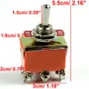 1Pc Red 6-Pin Toggle DPDT ON-OFF-ON Switch 15A 250V Mini Switches E-TEN1321 B00189 BARD