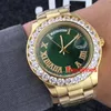 Роскошь 18K Gold President Day Date Женева мужчины Big Diamond Dial Bezel АВТОМАТИЧЕСКАЯ РОЛИЯ ФОТОРЫ