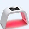 Korea Portable Omega Light LED PDT Therapy Red Blue Green Yellow Face Body Light Phototerapy Lamp Facies Machine Facial Rejuvenation