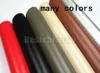 Noir/marron/rouge/gris argent cuir voiture WRAP Film voiture intérieur extérieur vinyle Wrap peau avec bulle d'air sans 1.52*30 m/Roll