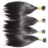 Luxe super dubbel getrokken Bonde mink recht 300 g/Lot Weven Virgin Indian Human Hair Silky Regs