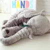 Dorimytrader 80 cm Dos Desenhos Animados de Pelúcia Brinquedo Elefante Recheado Gigante Macio Hot Animal Abraço Travesseiro Boneca Bebê Presente DY61222