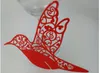 100pscLot white Birds Glass Cards Laser Cut for Wedding table Seat Name Place cards Wedding Party Decoration6795343