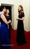 Jenny Packham Kate Middleton Abito da sera blu navy Abito da ballo formale lungo senza schienale a maniche corte