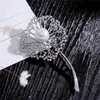 Vintage Pearl Rhinestone Brooch Pin Silver-plate Alloy Faux Diament Broach for bridal wedding costume party dress Pin gift 2016 New fashion