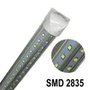 V-formad 2FT 3FT 4FT 5FT 6FT 8FT Kylare dörr LED-rör T8 Integrerade LED-rör Dubbel sidor LED-lampor 85-265V