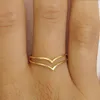 30PCS Double Chevron Rings Thin Band V Ring Chevron V Rings Curved Wave Ring Simple Wired Geometric Rings for Women