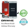 Oriwhiz جديد أريفا lcd ل فون 8 شاشة اللمس 100٪ اختبار لا الميت بكسل أعلى جودة محول الأرقام الجمعية دعم مزيج النظام الشحن dhl