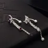 5 Colors Healthy New Style Sexy Summer body jewelry clear bowknot 18K gold navel rings bar belly piercing for sexy lady