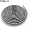 Wellace Round Rope 3mレース目に見える反射ランナーシューズレース安全な靴ひも120cmバスケットボールシューズ1650121