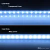 LED Bar Lights DC12V 5730 LED Rigid Strip LED Tube with U Aluminium Shell + PC Cover White Warm White Cold White