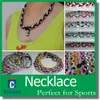 little league fundraiser necklaces sports fundraising sports statement necklaces various color & size