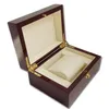 boîte de montre Boîte d'emballage de cadeau d'affaires de haute qualité Soild Wood Watch Display Box Piano Laque Organisateur de stockage de bijoux glitter2008233w