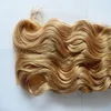 Blond Brazylijski Włosy Wyplata Ciało Fala Brazylijski Włosy Wyplata Wiązki 1 Sztuk Honey Blonde Weave Włosy 100g