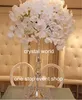 Schöne hohe Hochzeits-Mittelstücke, Tisch-Hochzeitsdekoration, Splitter-Blumenständer, Blumenarrangement-Ständer