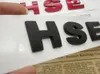 Zwart "HSE" kofferbak badge badge embleem decal letters sticker voor land rover
