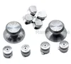 Bouton Metal Bullet ABXY + Thumbsticks Thumb Sticks Grips + Chrome D-pad Cross Keys pour PS4 Playstation DualShock 4 Controller