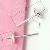 20PCSLOT 925 Sterling Silver Earring針の発見DIYクラフトジュエリーのコンポーネント08x3x13mm WP04375501294924739