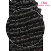 Vente chaude Brésilienne de Cheveux Humains Weave Deep Wave Vierge Bundles de Cheveux extension 4 pcs Cheveux trame livraison gratuite