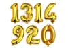 30 Inch Large Size Shining Gold Number Foil Balloons Birthday Wedding Party Christmas Decoration Kids Toy HJIA654