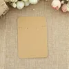100 pcslot 6897cm kraft paper necklace earrings sets display cards jewelry packaging card gifts5064984