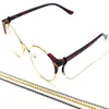 Lesebrille 3pc rutschfeste Kettenschnur-Halter-Sonnenbrille-Schauspiel-Metallkette preiswerter Großhandelspreis Freeshipping