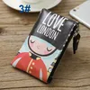 Cartoon Cute Coin Wallets holders Ladies Girls boys Cow Genuine Leather Zipper wallets and Credit card holders packet Purses top fashion