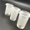 Mini Erkek 18mm To Sigara Recycler Yağ Teçhizatları Bongs için 14mm Dişi Cam Adaptör Dönüştürücüsü Bongs