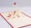 10pcs Snowman Star Handmade Kirigami Origami 3D Pop UP Greeting Cards Invitation Postcard For Birthday Christmas Party Gift