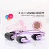Derma Roller 3 i 1 Mikronålar Meso Roller för akne ärr Freckle Ersättningar Derma Skin Roller