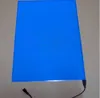 A3 Size Blue Color Hoge kwaliteit El Panel Making Technology Electroluminescent Glow in de donkere plastic blad