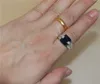 Mannen 925 Zilver Blauwe Saffier Gesimuleerde Diamant CZ Edelsteen Emerald-cut Ringen Verloving Huwelijksverjaardag Band Sieraden jongens