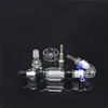 Glass Bongs with Curved Smoking Pipe Bowl Nail Titanium Straw Unit Dish Quartz